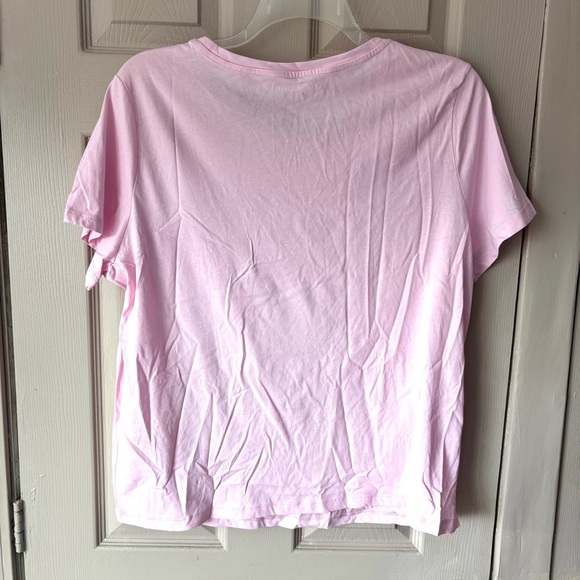 Victoria's Secret Pink Black Hearts Short Sleeve PJ Sleep Tee SZ XL NWOT - Picture 4 of 9